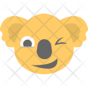 پیش‌نمایش فایل koala-face-13 از پک مجموعه آیکن تخت شکلک‌ها – شماره ۹