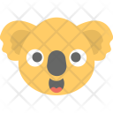 پیش‌نمایش فایل koala-face-15 از پک مجموعه آیکن تخت شکلک‌ها – شماره ۹