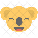 پیش‌نمایش فایل koala-face-17 از پک مجموعه آیکن تخت شکلک‌ها – شماره ۹
