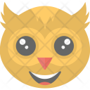 پیش‌نمایش فایل owl-emoji از پک مجموعه آیکن تخت شکلک‌ها – شماره ۹