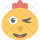 پیش‌نمایش فایل chick-emoji از پک مجموعه آیکن تخت شکلک‌ها – شماره ۱۰