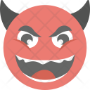 پیش‌نمایش فایل devil-emoji-1 از پک مجموعه آیکن تخت شکلک‌ها – شماره ۱۰