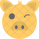 پیش‌نمایش فایل pig-emoji-15 از پک مجموعه آیکن تخت شکلک‌ها – شماره ۱۰