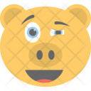 پیش‌نمایش فایل pig-emoji-3 از پک مجموعه آیکن تخت شکلک‌ها – شماره ۱۰