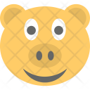 پیش‌نمایش فایل pig-emoji-5 از پک مجموعه آیکن تخت شکلک‌ها – شماره ۱۰