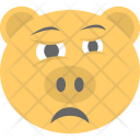 پیش‌نمایش فایل pig-emoji-7 از پک مجموعه آیکن تخت شکلک‌ها – شماره ۱۰