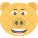 پیش‌نمایش فایل pig-emoji-9 از پک مجموعه آیکن تخت شکلک‌ها – شماره ۱۰
