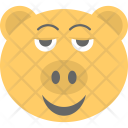 پیش‌نمایش فایل pig-emoji از پک مجموعه آیکن تخت شکلک‌ها – شماره ۱۰