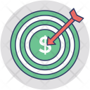 پیش‌نمایش فایل business-target-9 از پک مجموعه آیکن تخت گرد کسب‌وکار – شماره ۱