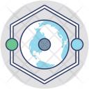 پیش‌نمایش فایل global-network-66 از پک مجموعه آیکن تخت گرد کسب‌وکار – شماره ۱