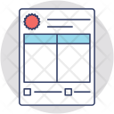 پیش‌نمایش فایل invoice-paper-1 از پک مجموعه آیکن تخت گرد کسب‌وکار – شماره ۱