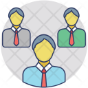 پیش‌نمایش فایل leadership-43 از پک مجموعه آیکن تخت گرد کسب‌وکار – شماره ۱