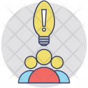 پیش‌نمایش فایل marketing-idea-11 از پک مجموعه آیکن تخت گرد کسب‌وکار – شماره ۱