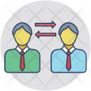 پیش‌نمایش فایل partnership-110 از پک مجموعه آیکن تخت گرد کسب‌وکار – شماره ۱