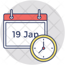 پیش‌نمایش فایل planning-124 از پک مجموعه آیکن تخت گرد کسب‌وکار – شماره ۱