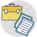پیش‌نمایش فایل portfolio-bag-12 از پک مجموعه آیکن تخت گرد کسب‌وکار – شماره ۱