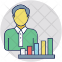 پیش‌نمایش فایل business-analyst-8 از پک مجموعه آیکن تخت گوشه‌گرد کسب‌وکار – شماره ۲