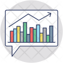 پیش‌نمایش فایل business-graph-8 از پک مجموعه آیکن تخت گوشه‌گرد کسب‌وکار – شماره ۲