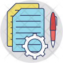 پیش‌نمایش فایل content-management-44 از پک مجموعه آیکن تخت گوشه‌گرد کسب‌وکار – شماره ۲