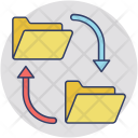پیش‌نمایش فایل exchange-data-7 از پک مجموعه آیکن تخت گوشه‌گرد کسب‌وکار – شماره ۲