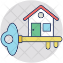 پیش‌نمایش فایل house-key-38 از پک مجموعه آیکن تخت گوشه‌گرد کسب‌وکار – شماره ۲