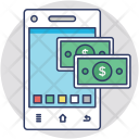 پیش‌نمایش فایل mobile-bank-1 از پک مجموعه آیکن تخت گوشه‌گرد کسب‌وکار – شماره ۲
