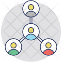 پیش‌نمایش فایل organization-111 از پک مجموعه آیکن تخت گوشه‌گرد کسب‌وکار – شماره ۲