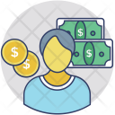 پیش‌نمایش فایل salary-8 از پک مجموعه آیکن تخت گوشه‌گرد کسب‌وکار – شماره ۲