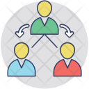 پیش‌نمایش فایل teamwork-140 از پک مجموعه آیکن تخت گوشه‌گرد کسب‌وکار – شماره ۲