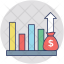 پیش‌نمایش فایل income-graph از پک مجموعه آیکن تخت گوشه‌گرد کسب‌وکار – شماره ۳