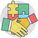پیش‌نمایش فایل partnership-112 از پک مجموعه آیکن تخت گوشه‌گرد کسب‌وکار – شماره ۳