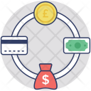 پیش‌نمایش فایل payment-method-19 از پک مجموعه آیکن تخت گوشه‌گرد کسب‌وکار – شماره ۳