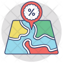 پیش‌نمایش فایل map-locator-27 از پک مجموعه آیکن تخت گوشه‌گرد خرید و تجارت – شماره ۲