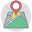 پیش‌نمایش فایل map-pin-86 از پک مجموعه آیکن تخت گوشه‌گرد خرید و تجارت – شماره ۲
