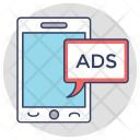 پیش‌نمایش فایل mobile-ads-6 از پک مجموعه آیکن تخت گوشه‌گرد خرید و تجارت – شماره ۲