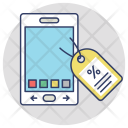 پیش‌نمایش فایل mobile-marketing-54 از پک مجموعه آیکن تخت گوشه‌گرد خرید و تجارت – شماره ۲