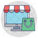 پیش‌نمایش فایل online-shopping-233 از پک مجموعه آیکن تخت گوشه‌گرد خرید و تجارت – شماره ۲
