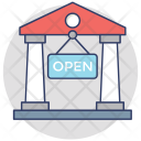 پیش‌نمایش فایل open-signboard-46 از پک مجموعه آیکن تخت گوشه‌گرد خرید و تجارت – شماره ۲