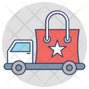 پیش‌نمایش فایل product-delivery از پک مجموعه آیکن تخت گوشه‌گرد خرید و تجارت – شماره ۲
