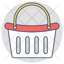 پیش‌نمایش فایل shopping-basket-90 از پک مجموعه آیکن تخت گوشه‌گرد خرید و تجارت – شماره ۲