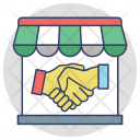پیش‌نمایش فایل business-partners از پک مجموعه آیکن تخت گوشه‌گرد خرید و تجارت – شماره ۱