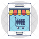 پیش‌نمایش فایل buy-online-23 از پک مجموعه آیکن تخت گوشه‌گرد خرید و تجارت – شماره ۱