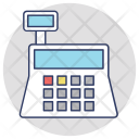 پیش‌نمایش فایل cash-registry از پک مجموعه آیکن تخت گوشه‌گرد خرید و تجارت – شماره ۱