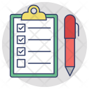 پیش‌نمایش فایل checklist-844 از پک مجموعه آیکن تخت گوشه‌گرد خرید و تجارت – شماره ۱