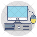 پیش‌نمایش فایل computer-1640 از پک مجموعه آیکن تخت گوشه‌گرد خرید و تجارت – شماره ۱