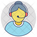 پیش‌نمایش فایل customer-representative-38 از پک مجموعه آیکن تخت گوشه‌گرد خرید و تجارت – شماره ۱