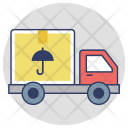 پیش‌نمایش فایل delivery-van-71 از پک مجموعه آیکن تخت گوشه‌گرد خرید و تجارت – شماره ۱