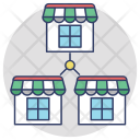 پیش‌نمایش فایل franchises-1 از پک مجموعه آیکن تخت گوشه‌گرد خرید و تجارت – شماره ۱