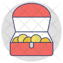 پیش‌نمایش فایل gold-chest از پک مجموعه آیکن تخت گوشه‌گرد خرید و تجارت – شماره ۱