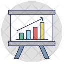پیش‌نمایش فایل graph-presentation-69 از پک مجموعه آیکن تخت گوشه‌گرد خرید و تجارت – شماره ۱